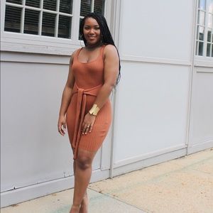 Ribbed Cayenne Romper